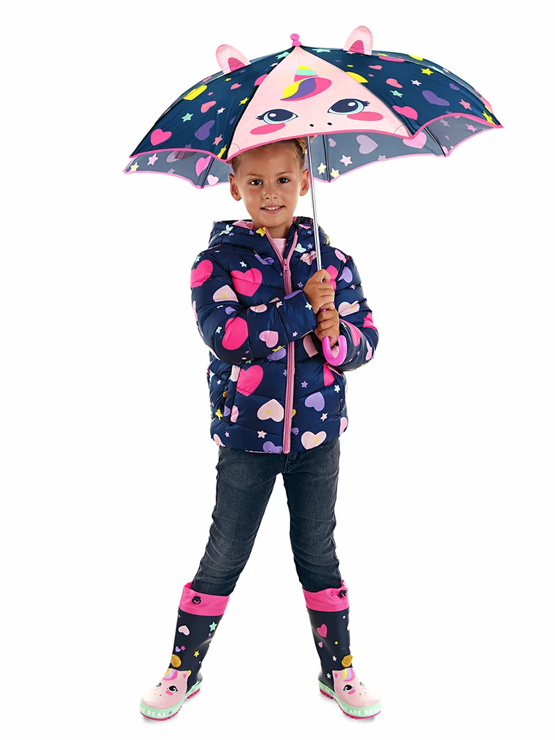 Denokids Unicorn Girl Umbrella